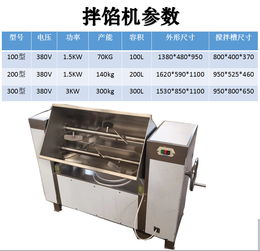 【全自動拌餡機多功能拌餡機肉類拌餡機商用香腸水餃餡拌餡機】- 